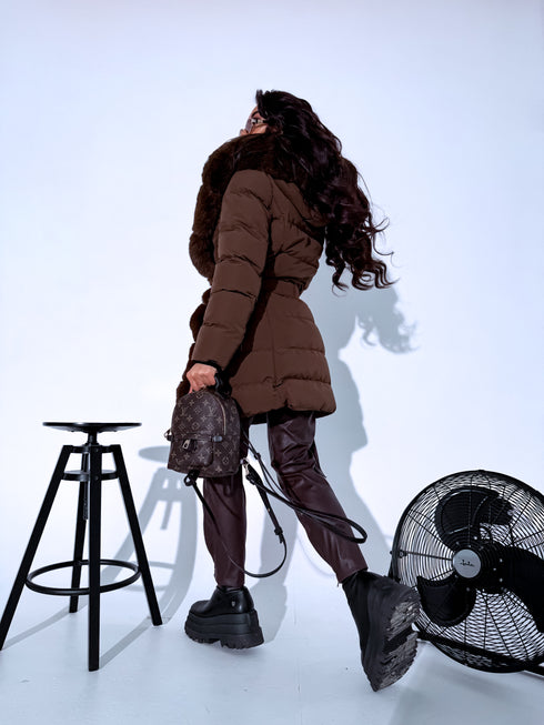 Virsjaka ar pūku priekšpusē "NORDELLE" FC7505 - CHOCO PRE-ORDER